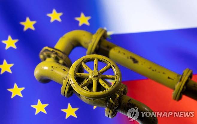 리투아니아 "러시아 가스 수입 중단" [로이터=연합뉴스 자료사진. 재배포 및 DB금지]