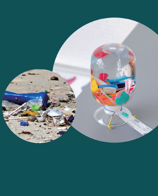 환경을 생각하는 그린메이커의 프로젝트도 펀딩을 통해 이뤄진다. 쓰레기를 수집해 작품으로 만드는 이티씨 블랭크의 오브제 ⓒ와디즈