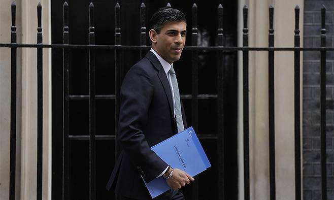 리시 수낙 영국 재무부 장관. AP연합뉴스