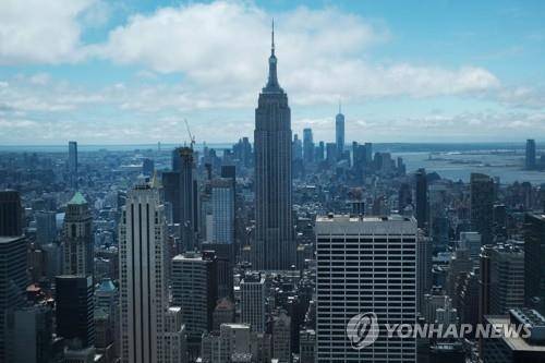 뉴욕 맨해튼 전경 [AFP 연합뉴스 자료사진. 재판매 및 DB 금지]