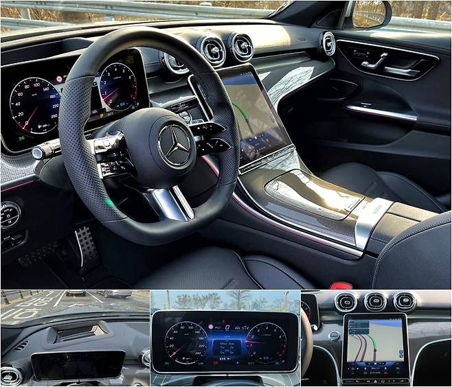 벤츠 C클래스 모습. 사진=글로벌이코노믹 김정희 기자