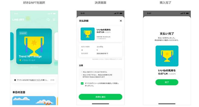 라인은 향후 사용자의 일상생활에 실제로 적용할 수 있는 NFT 등의 블록체인 서비스를 지속적으로 서비스한다는 방침이다. [사진=라인 블로그]