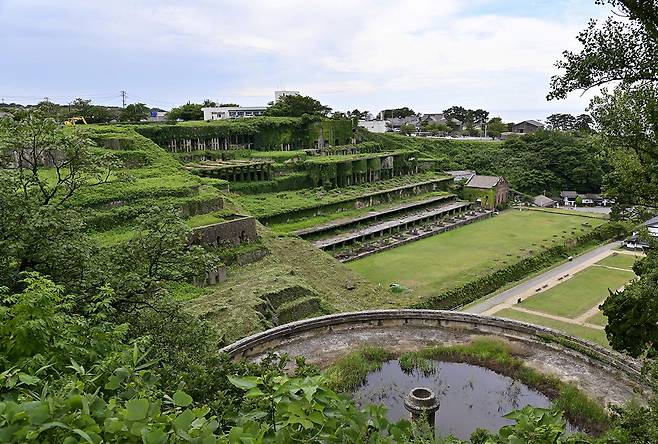1940년경 조선인 1500명 이상이 강제노동을 한 것으로 알려진 니가타현의 사도광산. ⓒKyodo News