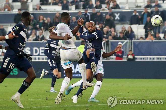 보르도와 생테티엔의 경기 장면 [AFP=연합뉴스]