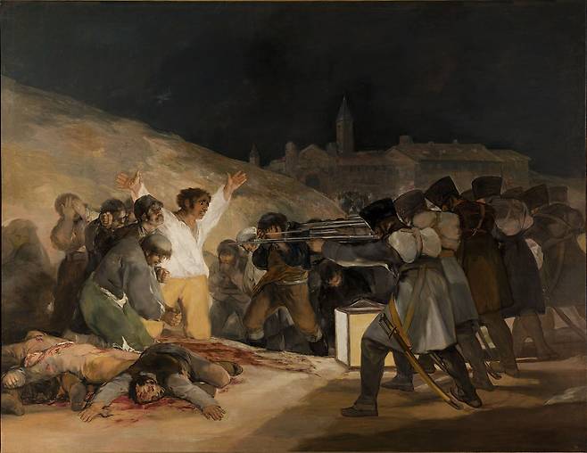 프란시스코 고야, 1808년 5월 3일, 266 x 345cm, 1814