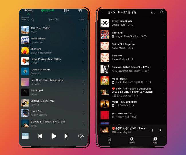 Z세대는 자신만의 플레이리스트를 친구와 공유하면서 소통한다. [사진 제공 · 김상하]