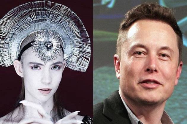 그라임스(왼쪽)와 일론 머스크