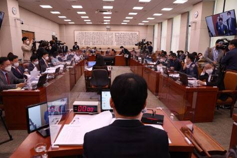 9일 오전 국회에서 한동훈 법무부 장관 후보자 인사청문회가 열리고 있다.(사진=국회사진취재단)