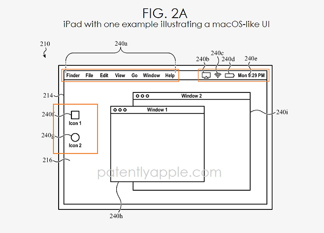 애플의 아이패드 관련 특허. 사진=파텐틀리애플