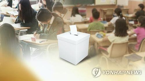 진보·보수 교육감 맞대결(CG) [연합뉴스TV 제공]