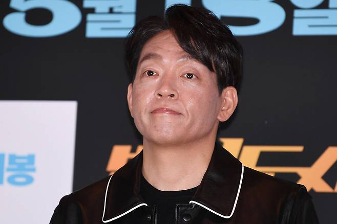 ​'범죄도시2' 글로벌 프레스 컨퍼런스에 참석한 박지환. ⓒ이혜영 기자 lhy@hankooki.com.​