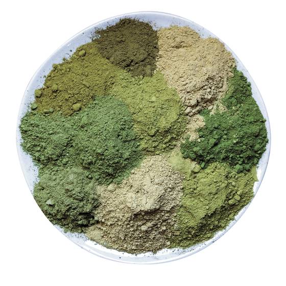 농장에서 수확한 8가지 곡물과 14가지 푸새 등 26가지 재료를 넣은 통곡물 선식. 박종근 기자