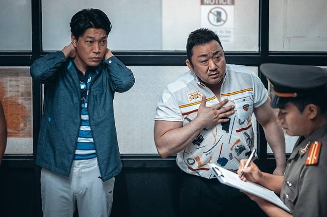 '범죄도시 2' [에이비오엔터테인먼트·메가박스중앙㈜플러스엠 제공. 재판매 및 DB 금지]