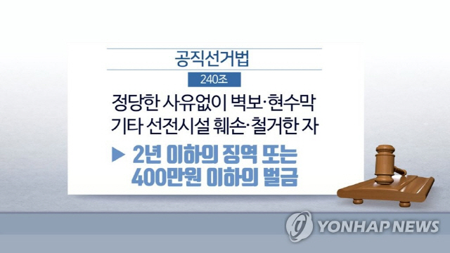 ▲ 공직선거법(CG) [연합뉴스TV 제공]