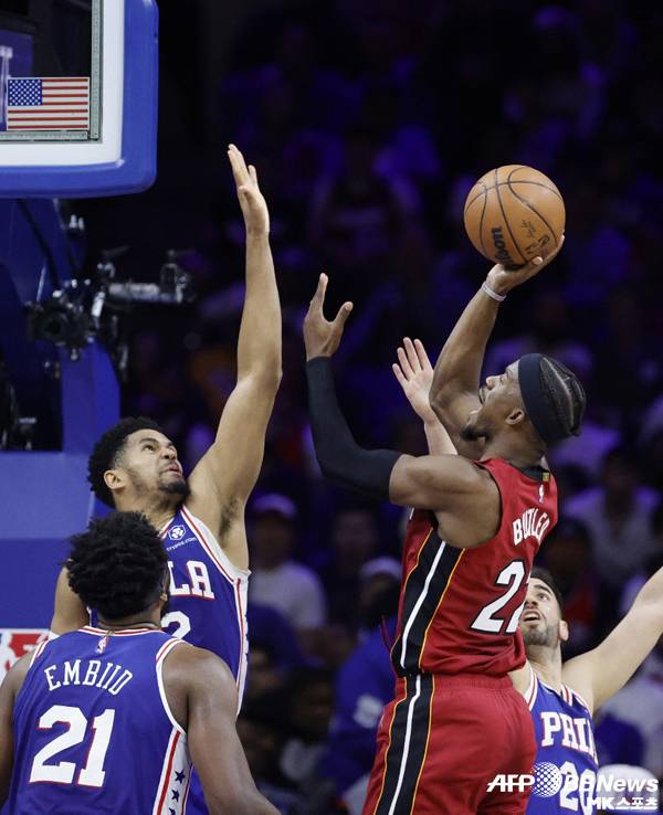 마이애미가 컨퍼런스 결승에 올랐다. 사진(美 필라델피아)=ⓒAFPBBNews = News1