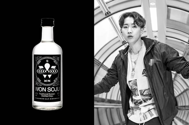 가수 박재범이 론칭한 프리미엄 소주 브랜드 ‘원소주’