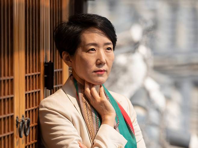 그는 아이들 스스로 사이버 위험을 분별하고 디지털 역량과 윤리를 갖도록 DQ 프로그램을 설계했다./사진=박상훈 기자