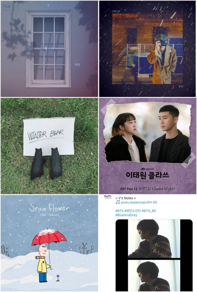 방탄소년단 뷔, 새앨범 '봄날 데모' 비하인드 화제..정식 발매 '기대UP'