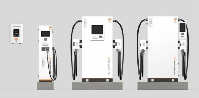 한화모티브 전기차 충전기 디자인. 한화큐셀 제공