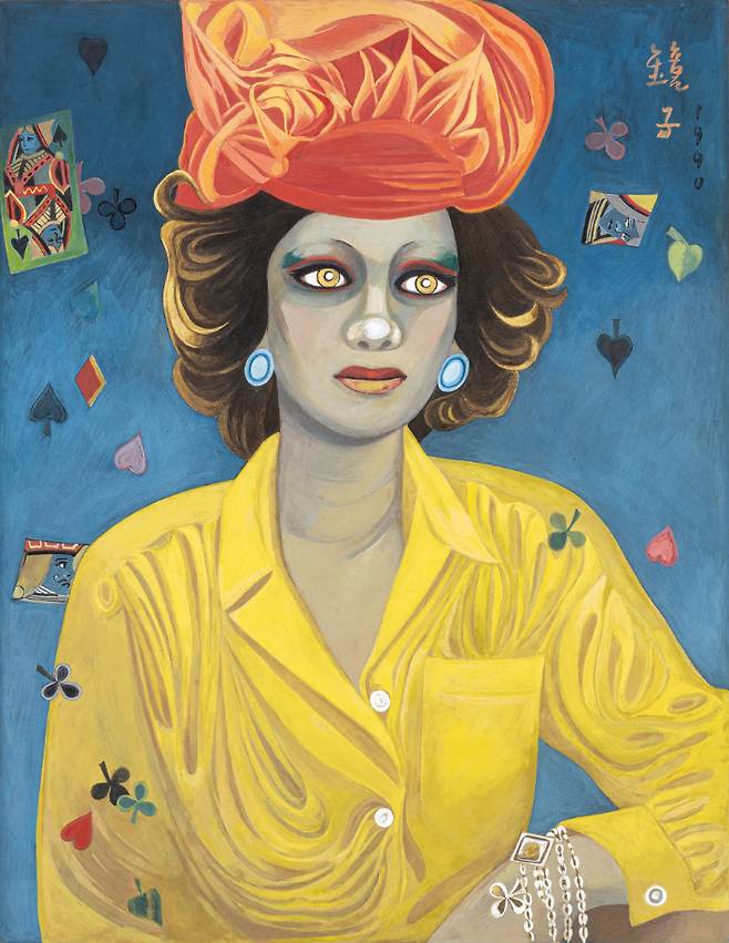 천경자 '여인'. 케이옥션 제공