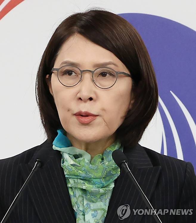 강인선 대통령실 대변인 [연합뉴스 자료사진]