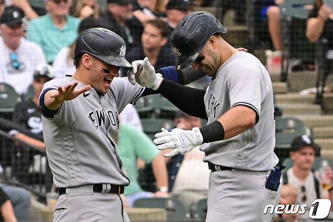 뉴욕 양키스가 시즌 개막 후 처음으로 MLB.com 선정 파워랭킹 1위를 차지했다. © AFP=뉴스1