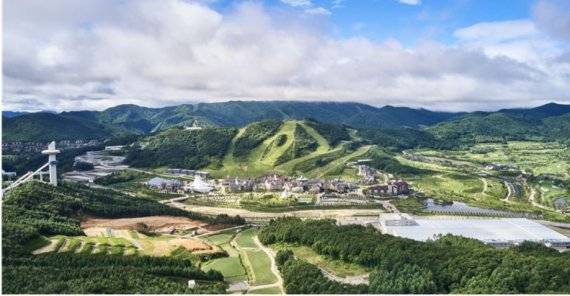 강원도 평창에 위치한 알펜시아리조트 전경. (출처: KH그룹)