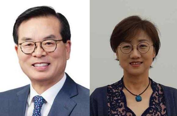 왼쪽부터 조순태 사외이사, 황유경 사외이사