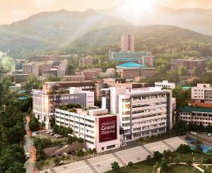 고려대학교의료원이 정릉에 위치한 메디사이언스 파크 내 동화바이오관의 입주기업을 모집한다. 사진은 고대 메디사이언스 파트 조감도./사진=고려대의료원