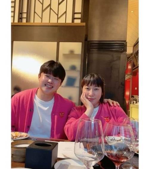 김영희가 결혼식 하객 루머에 입을 열었다. 사진=김영희 SNS