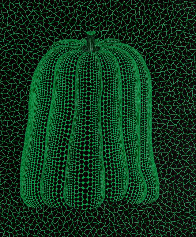 쿠사마 야요이의 1991년작 '호박'이 오는 24일 열리는 서울옥션 경매에 출품된다. /사진제공=서울옥션