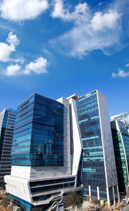 서울 마포구 상암동에 있는 <교통방송> 사옥. 교통방송 제공