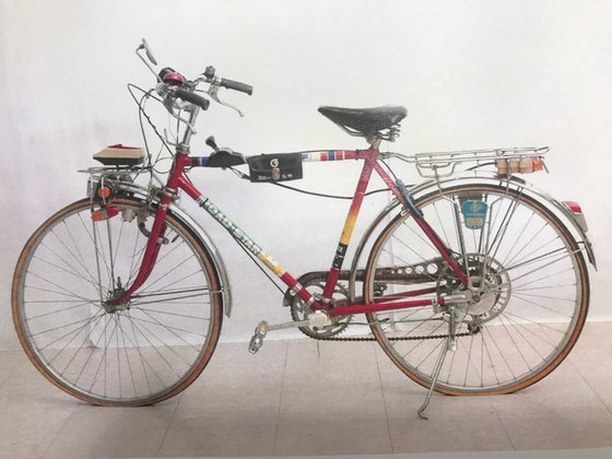 박정희 전 대통령 유품 중 하나인 기어가 장착된 자전거. 독자제공