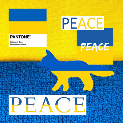 미국 팬톤 컬러 연구소는 지난 3월 공식 사회관계망 서비스에 우크라이나 국기 색의 컬러칩을 공개하며 응원을 보냈다. 팬톤 제공