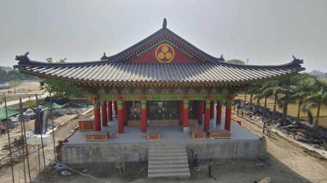 사진은 인도 부다가야 분황사 대웅전.