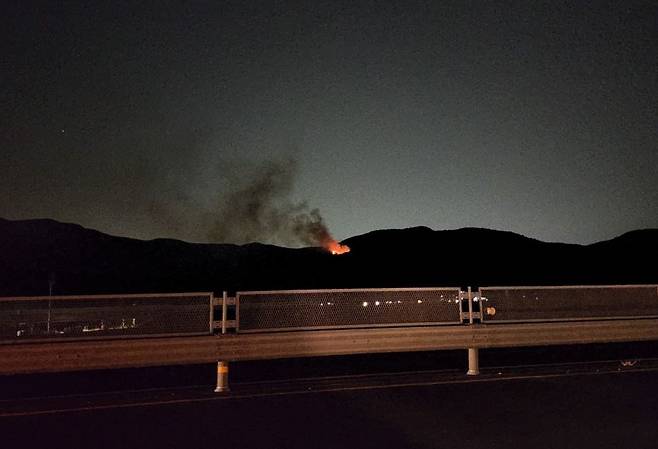 경주 산불 현장 [산림청 제공.재판매 및 DB 금지]