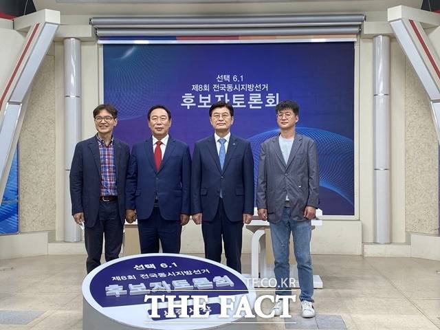 이날 두 후보는 2번 째 공통 질문에서 상가 활성화에 대한 입장과 대안을 제시했다. / 세종 = 표윤지 기자