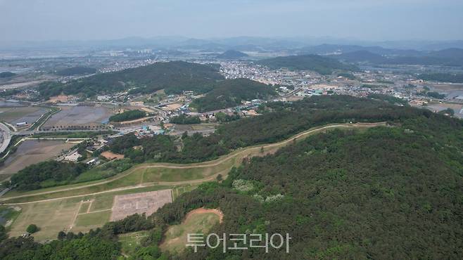 부여 나성 전경