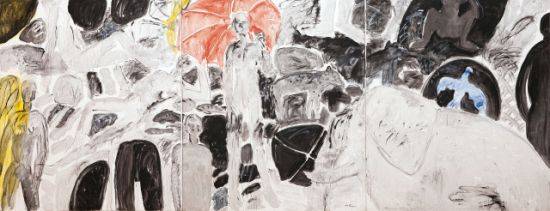 포 킴은 1986~88년에 걸쳐 완성한 대작 '파랑새'를 자신이 근무했던 조선대학교에 기증했다. 사진제공 = 학고재갤러리