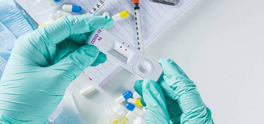 SD바이오센서 코로나19 진단키트. <SD바이오센서 홈페이지>