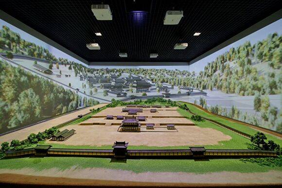 전라북도 익산시 백제왕궁박물관의 상설전시실 무빙디오라마. [사진=익산시]