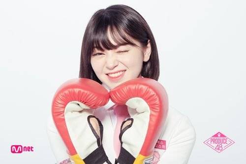 알렉사는 2018년 '프로듀스 48'에 출전했다가 '광탈'했다. 소속사 김준홍 대표는 "계약 직후, 아무 준비도 안 된 상태의 연습생으로 나가서 광탈하고 절치부심해서 열심히 연습했다"고 돌이켰다. [사진 Mnet]