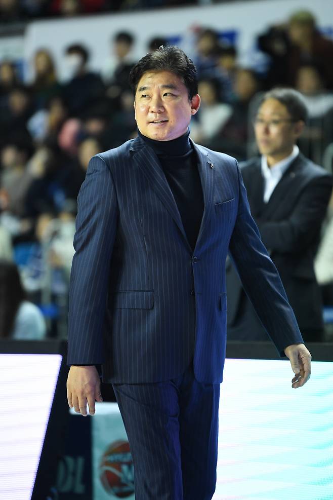데이원자산운용의 새 사령탑으로 선임된 김승기 감독. KBL 제공
