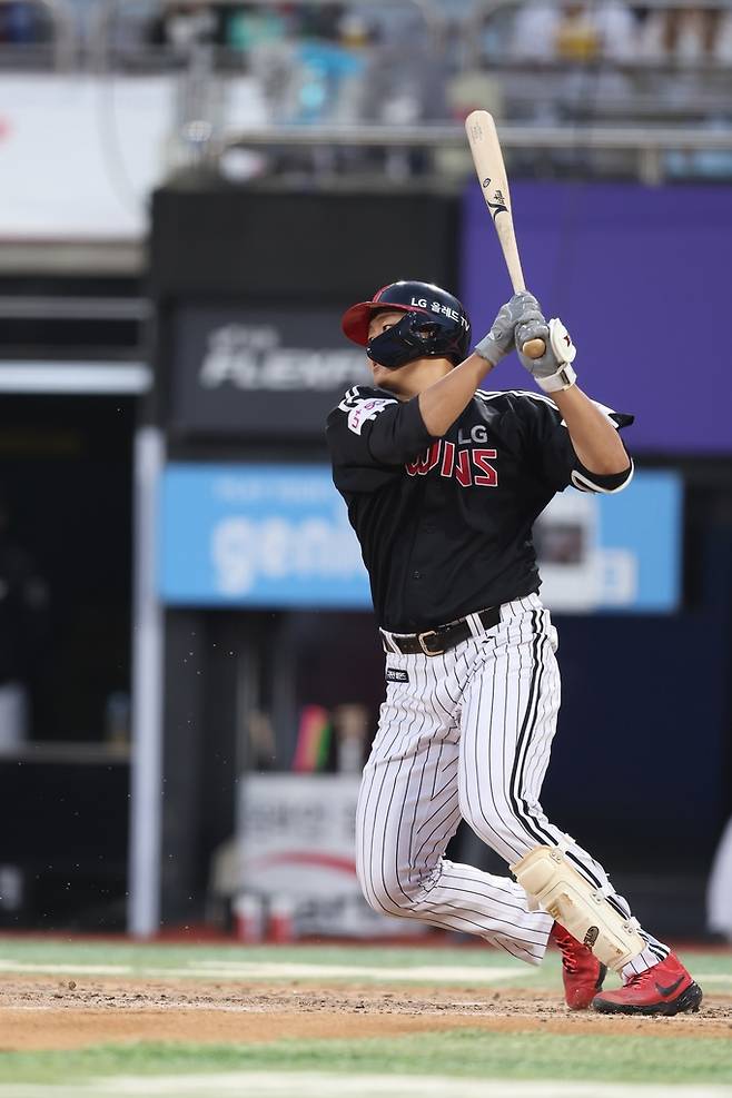 이재원의 타격 [LG 트윈스 제공. 재판매 및 DB 금지.]