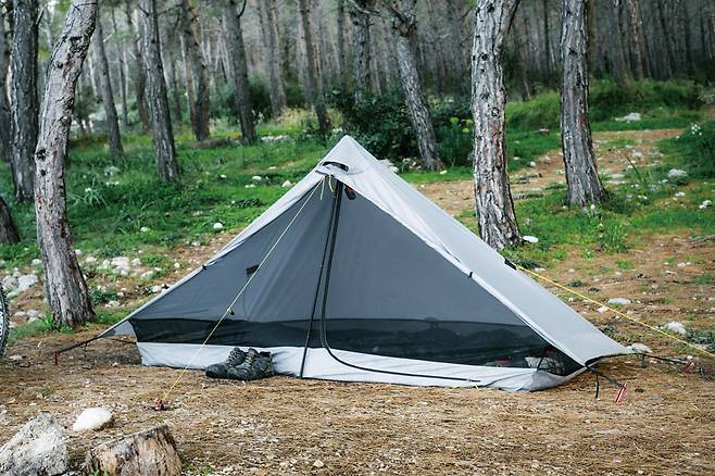 SMD의 베스트셀러인 ‘루나 솔로’텐트. ⓒ라다비스트.