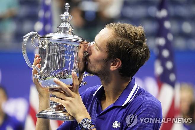 지난해 US오픈에서 우승한 메드베데프 [AP=연합뉴스]