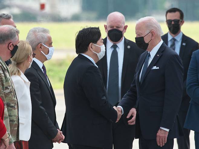 일본을 방문한 조 바이든 미국 대통령. /연합뉴스
