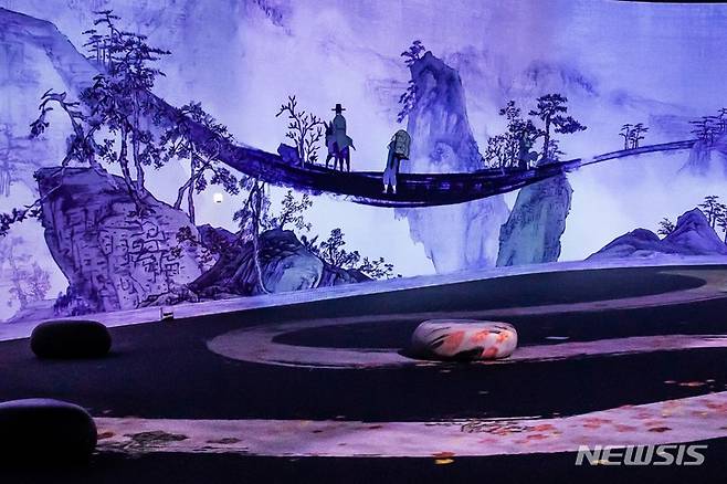 [서울=뉴시스] 국립중앙박물관은 디지털 실감 영상관 개관 2주년을 맞이해 9종의 실감콘텐츠를 선보인다. (사진=국립중앙박물관 제공) 2022.05.23. photo@newsis.com *재판매 및 DB 금지