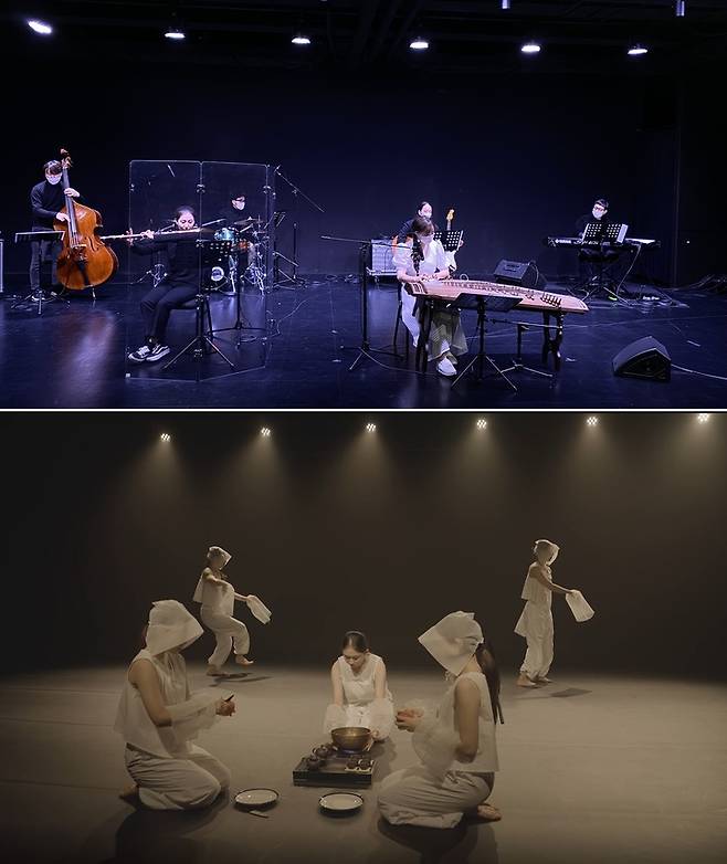 [서울=뉴시스]전통공연예술진흥재단의 '2022 전통예술가 역량강화' 사업 관련 지난 2020년과 2021년 발표회. (사진=전통공연예술진흥재단 제공) 2022.05.23. photo@newsis.com *재판매 및 DB 금지