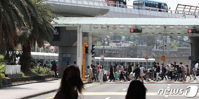 제주국제공항 자료사진 2022.5.5/뉴스1 © News1 고동명 기자